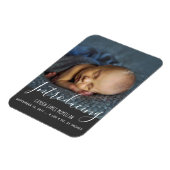 誕生モダン発表フォトマグネット マグネット (左側)