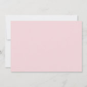 誕生モダン発表3枚フォトコラージカード 招待状 (裏面)