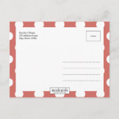 誕生モダン発表 案内ポストカード (裏面)