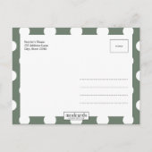 誕生モダン発表 案内ポストカード (裏面)