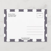 誕生モダン発表 案内ポストカード (裏面)