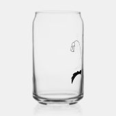 誕生モダン花2月の花嫁付きメイドギフト ガラス缶 (右)