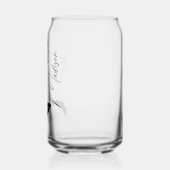 誕生モダン花2月の花嫁付きメイドギフト ガラス缶 (左)