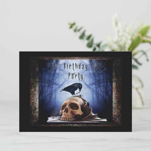 誕生不気味日パーティーの招待 招待状 (スタンド正面)