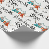 誕生会のテーブルの騎士 ラッピングペーパー (角)