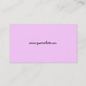 誕生会のボクサー犬の名刺 名刺 (裏面)