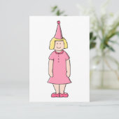 誕生会の女の子 招待状 (スタンド正面)