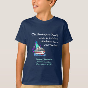 誕生会の帽子の巡航 Tシャツ