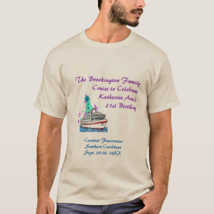 誕生会の帽子の巡航 Tシャツ