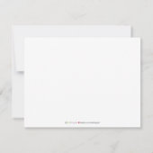 誕生会の招待をまねること (pink) 招待状 (裏面)