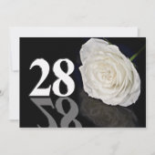 誕生会の招待状28歳 招待状 (正面)