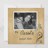 誕生会の招待 招待状 (正面)