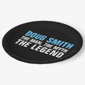 誕生会の紙皿 ペーパープレート (アングル)