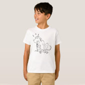 誕生会のTシャツの絵画のティー Tシャツ (正面フル)