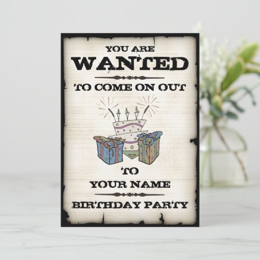 誕生会は招待状がほしいと思いました 招待状 (スタンド正面)