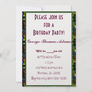 誕生会は精通したパターン運命を風船のようにふくらませます 招待状