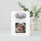 *~*誕生写真AP79ベビー生まれたばかりの発表 案内ポストカード (スタンド正面)