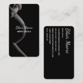 誕生助産婦名刺 名刺 (正面/裏面)