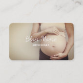 誕生助産婦妊娠 名刺 (正面)