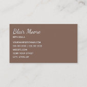 誕生助産師カスタムQR 名刺 (裏面)