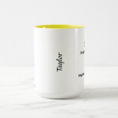 誕生威厳があるフラワーグラジオラスとポピー マグカップ (中央)