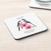 誕生威厳がある月花鳥付きグラジオラス コースター (左側)