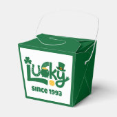 誕生年からラッキー フェイバーボックス (正面サイド)