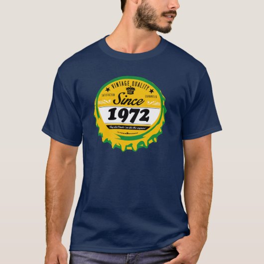 誕生年のTシャツ- 1972年 Tシャツ (正面)