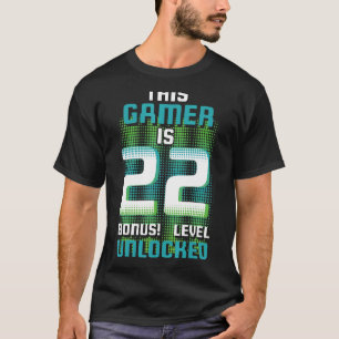 誕生年齢22歳このゲーマーゲーム素晴らしVi Tシャツ