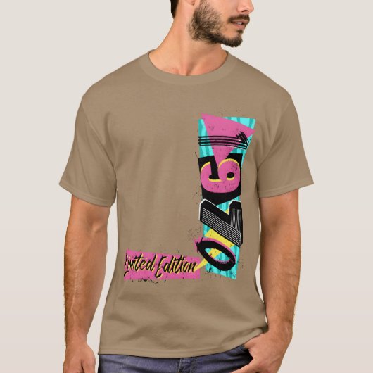 誕生年1970年 誕生日 80年代 90年代 限定 Tシャツ (正面)
