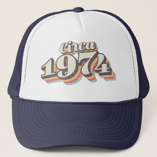 誕生年 - 1974年頃 キャップ (正面)