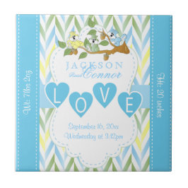 誕生情報 – パステルブルーベビーリス タイル