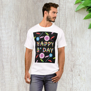 誕生日あいさつキャンドル Tシャツ