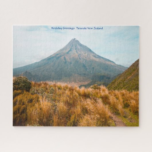誕生日あいさつタラナキニュージーランド ジグソーパズル (横)