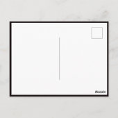 誕生日あいさつ葉書:バスケットボールの恋人 ポストカード (裏面)