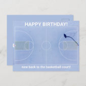 誕生日あいさつ葉書:裁判所に戻る ポストカード (正面/裏面)