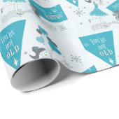 誕生日あなたは未古レトロ ラッピングペーパー (ロールコーナー)