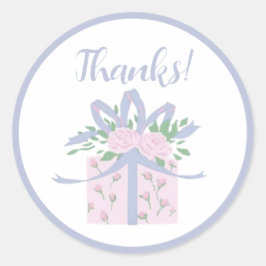 誕生日ありがとうステッカー – 毎日はギフト ラウンドシール