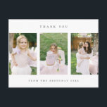 誕生日ありがとう写真ポストカード ポストカード<br><div class="desc">このシンプルでかわいいありがとう写真ポストカードで感謝を伝えて</div>