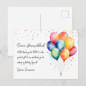 誕生日ありがとう ポストカード (正面/裏面)