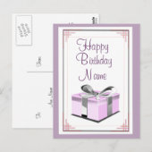 誕生日あり ポストカード (正面/裏面)