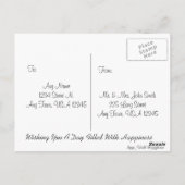 誕生日あり ポストカード (裏面)