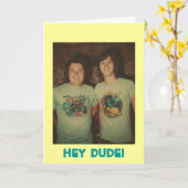 誕生日おい！ カード (黄色い花)