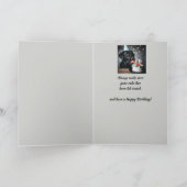 誕生日おじいちゃんおもしろいウィズラボドッグ カード (内部)