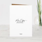 誕生日おばあさんが扇風機で冷やかす カード (裏面)