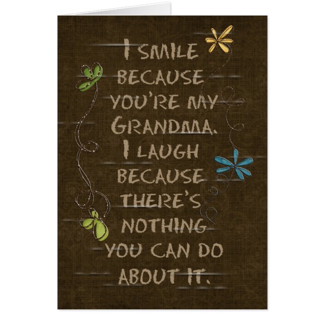 誕生日おばあちゃんフローラグリッターオン茶 (正面)