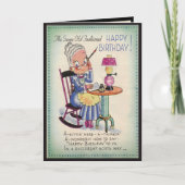 誕生日おばあちゃん カード (正面)