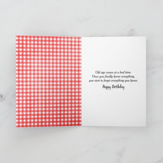 誕生日おばあちゃん カード (内部)