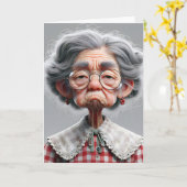 誕生日おばあちゃん カード (黄色い花)