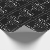 誕生日おめでとうございます。アールデコスタイル(名前をカスタムする付) ラッピングペーパー (角)